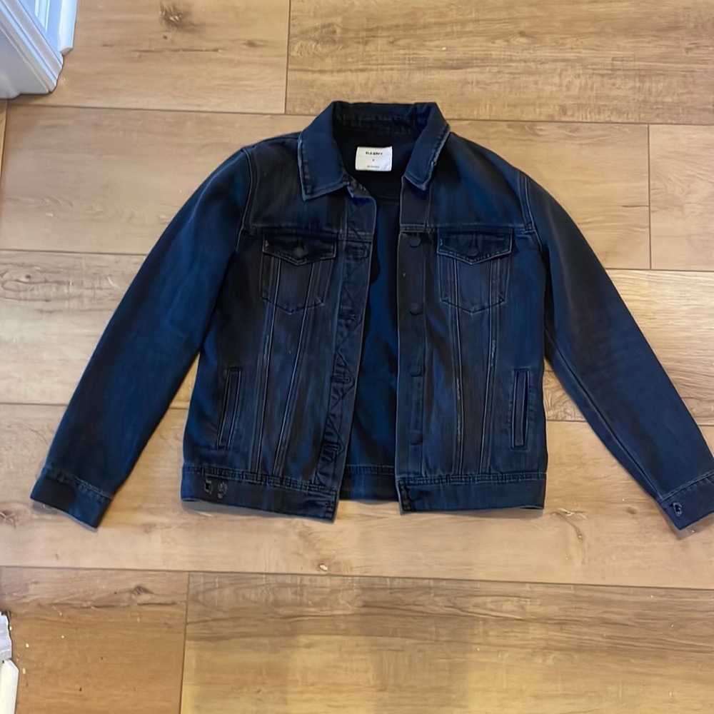 Black jean jacket